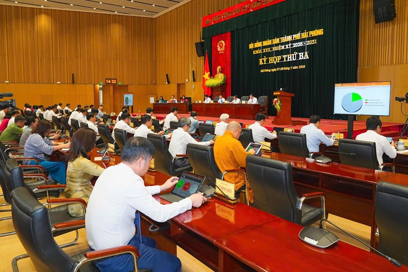 Thông qua 24 Nghị quyết tại Kỳ họp thứ 3 (Kỳ họp thường lệ giữa năm 2026) HĐND thành phố khóa XVII